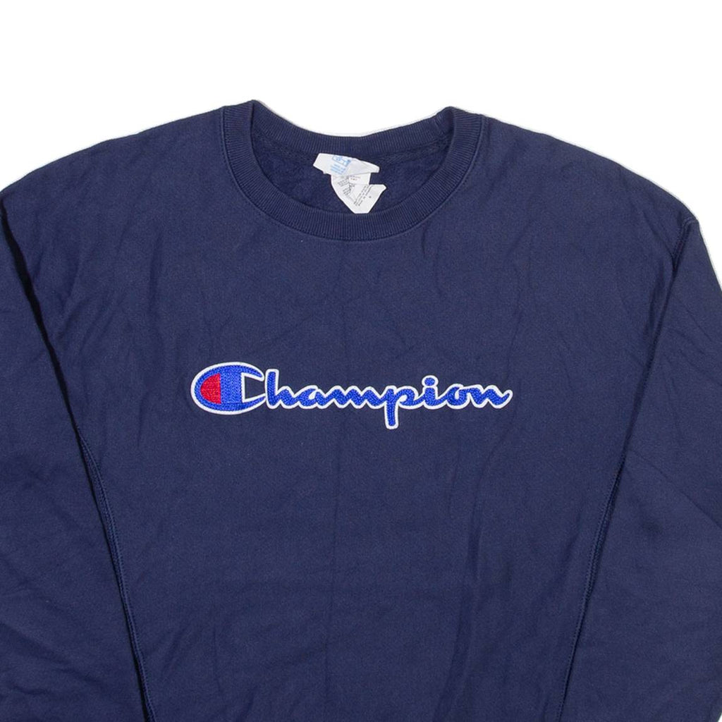CHAMPION REVERSE WEAVE Mens Sweatshirt Blue S