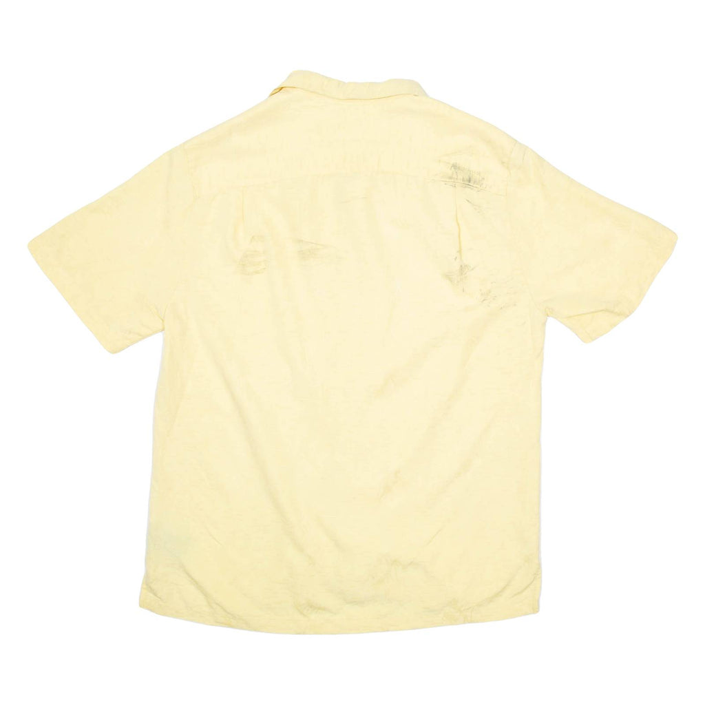HAVANA JACK'S CAFE Mens Plain Shirt Yellow M
