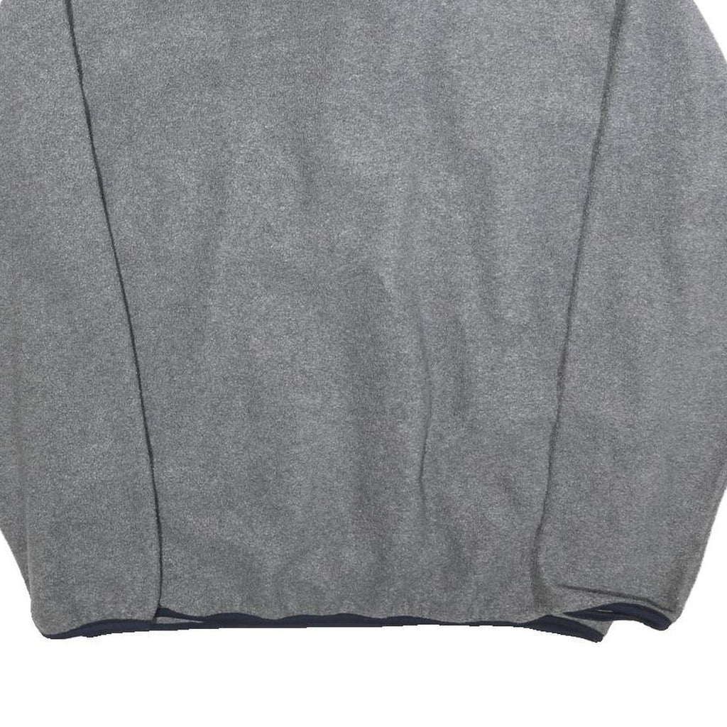 NAUTICA Mens Grey Plain Pullover Jumper Crew Neck Regular L Polyester Casual