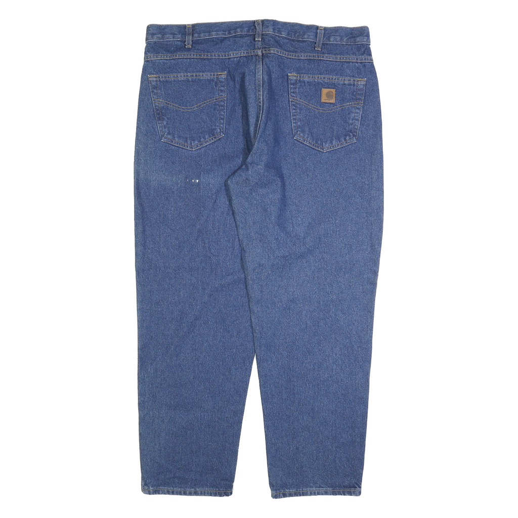 CARHARTT Mens Jeans Blue Regular Straight Denim Medium W40 L30 Classic Workwear
