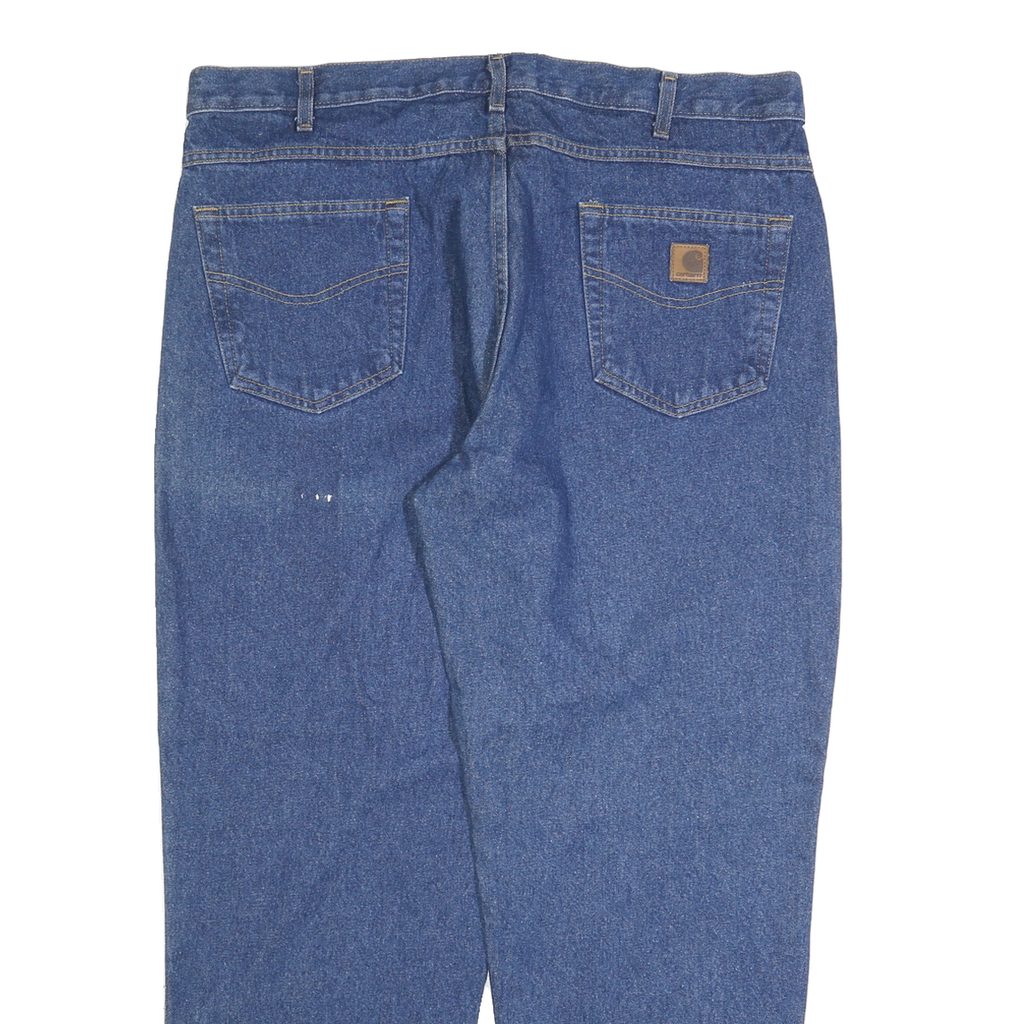 CARHARTT Mens Jeans Blue Regular Straight Denim Medium W40 L30 Classic Workwear