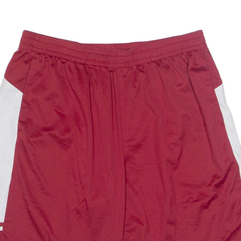ADIDAS Indiana Hoosiers Football USA Mens Sports Shorts Red Relaxed XL W33