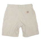 CARHARTT Mens Beige Casual Shorts L W36 Cotton Blend Workwear Pocketed