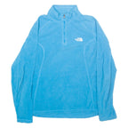 THE NORTH FACE Womens Fleece Blue 1/4 Zip M