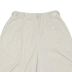 LIZSPORT Womens Shorts Beige Casual Plain M W30 Cotton Blend Relaxed Fit