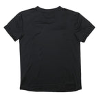 NIKE Mens Black Modern T90 T-Shirt S Short Sleeve V-Neck Sports Performance
