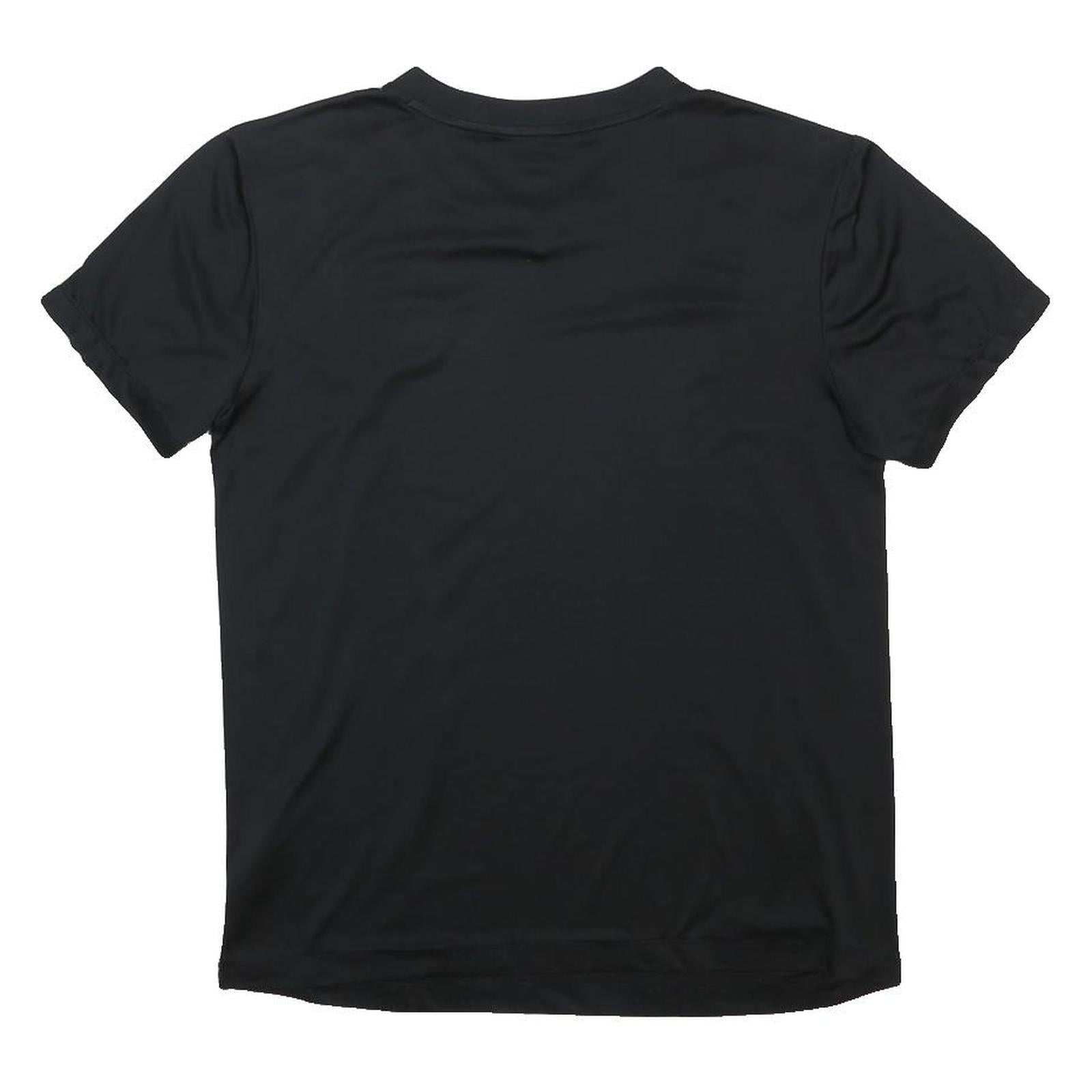 NIKE Mens Black Modern T90 T-Shirt S Short Sleeve V-Neck Sports Performance