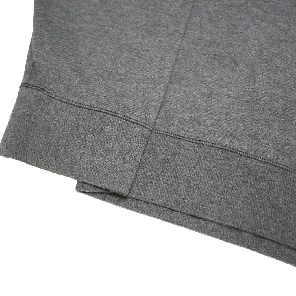 POLO RALPH LAUREN Mens Grey Pullover Plain Cotton Blend Jumper XL Quarter Zip