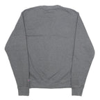 CHAMPION Mens Grey Crew Neck Sweatshirt S Cotton Blend Pullover Casual Comfort