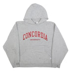 RUSSELL ATHLETIC Mens Grey Concordia University Pullover Hoodie M Casual Cotton