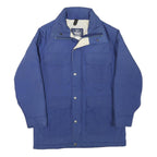 WOOLRICH Womens Blue Polyester Blend Jacket S Plain Zip Up Classic Outdoor