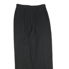 COUNTERPARTS Womens Black Regular Fit Straight Trousers W28 L30 Classic Tailored