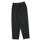 COUNTERPARTS Womens Black Regular Fit Straight Trousers W28 L30 Classic Tailored