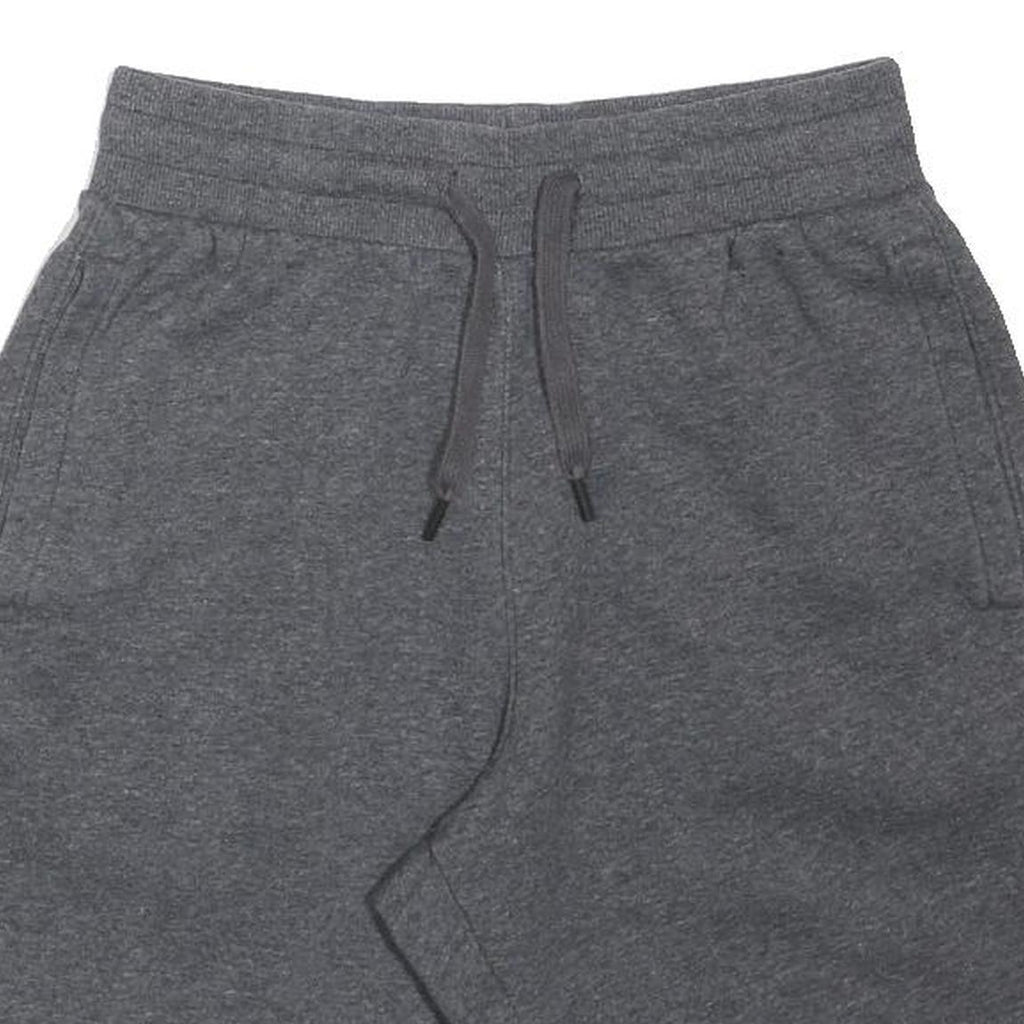 UNDER ARMOUR Mens Shorts Grey S W26 Cotton Blend Casual Gym Drawstring