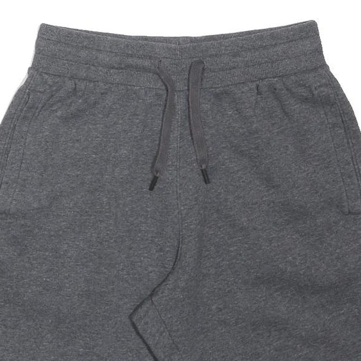 UNDER ARMOUR Mens Shorts Grey S W26 Cotton Blend Casual Gym Drawstring
