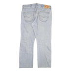 LEVI'S 501 Mens Jeans Blue Regular Straight Denim Light W38 L30 Button Fly