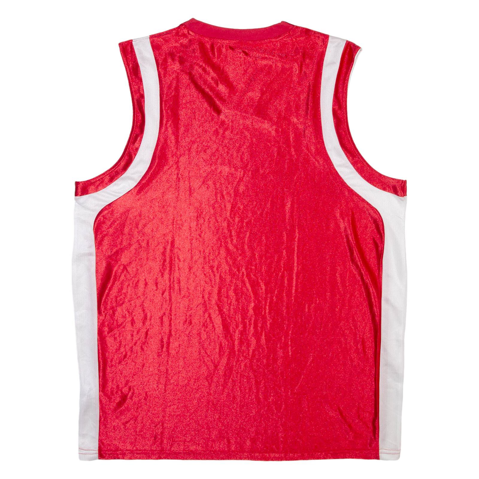 ERIMA Basketball Mens Jersey Red Sleeveless V-Neck XL