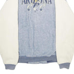 FRUIT OF THE LOOM Mens Blue & White Arizona Button Cotton Blend Jacket 2XL