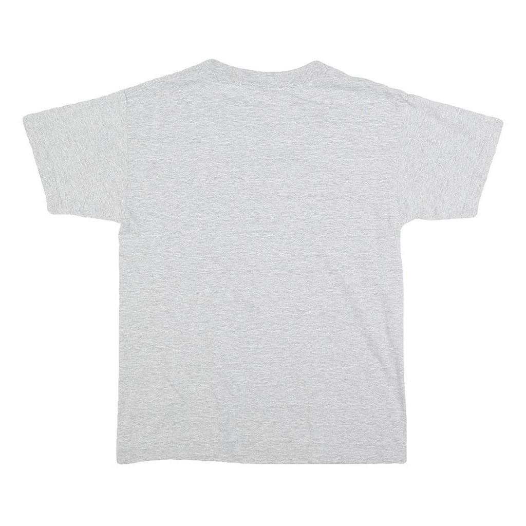 HARD ROCK CAFE Boys Grey Hard Rock Logo Graphic T-Shirt L Short Sleeve Crew Neck