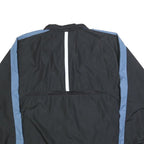 NIKE Mens Black & Blue Zip Jacket XL Polyester Blend Sports Casual Outerwear
