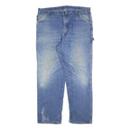 DICKIES Mens Relaxed Blue Denim Jeans W40 L32 Casual Workwear Zip Closure