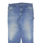 DICKIES Mens Relaxed Blue Denim Jeans W40 L32 Casual Workwear Zip Closure
