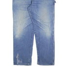 DICKIES Mens Relaxed Blue Denim Jeans W40 L32 Casual Workwear Zip Closure