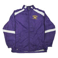 GTM Mens Purple & White Oakland Tech Nylon Zip Jacket XL Lightweight Sports Team