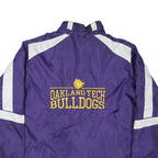 GTM Mens Purple & White Oakland Tech Nylon Zip Jacket XL Lightweight Sports Team