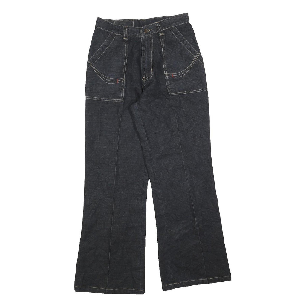 SHANG XING Womens Jeans Blue Relaxed Wide-Leg Denim W26 L30 Casual Comfort