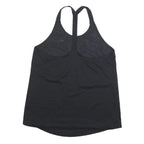 NIKE Womens Black Sports Top Racer Back Vest M Gym Fitness Activewear