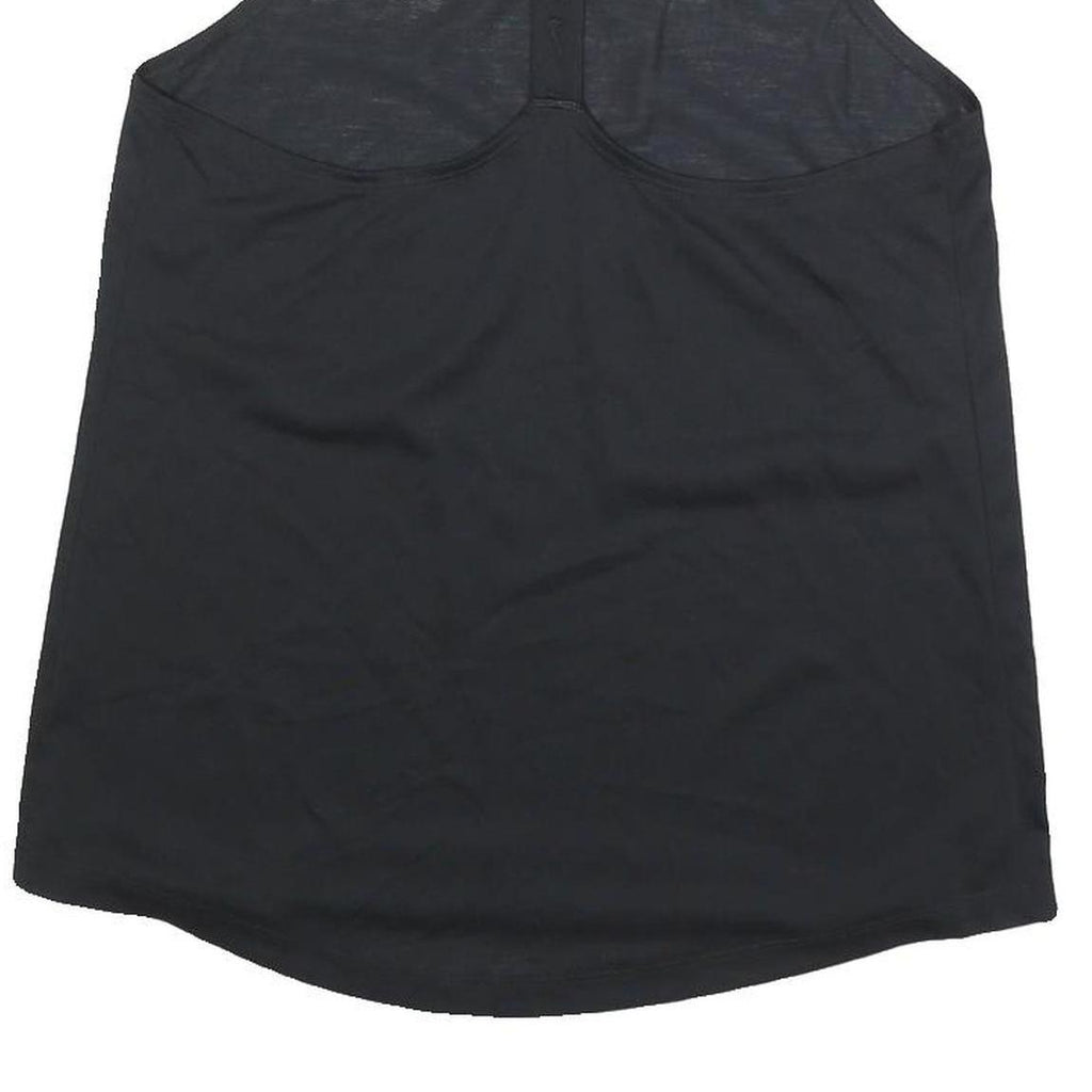 NIKE Womens Black Sports Top Racer Back Vest M Gym Fitness Activewear