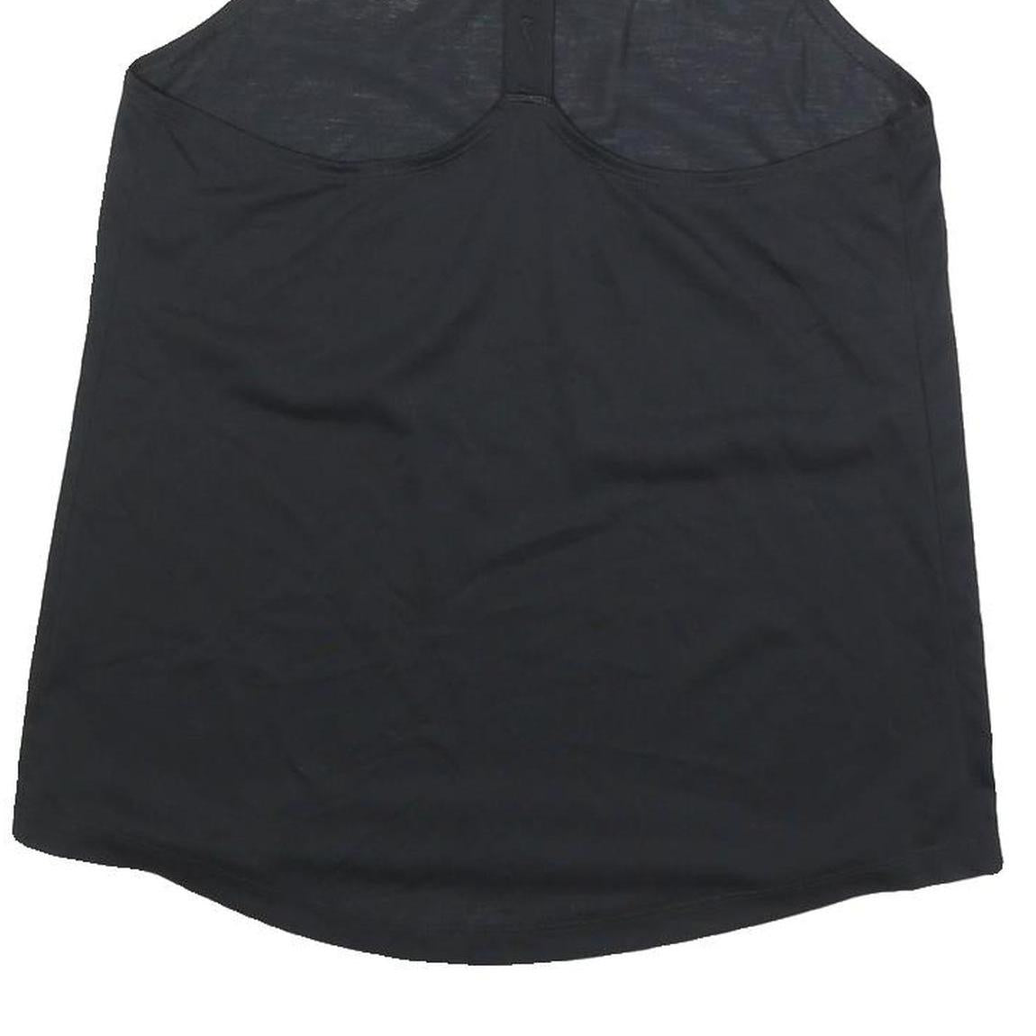 NIKE Womens Black Sports Top Racer Back Vest M Gym Fitness Activewear