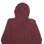 THE NORTH FACE Womens Burgundy Hoodie L Cotton Blend Pullover Drawstring