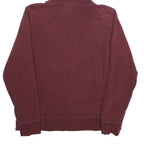 THE NORTH FACE Womens Burgundy Hoodie L Cotton Blend Pullover Drawstring