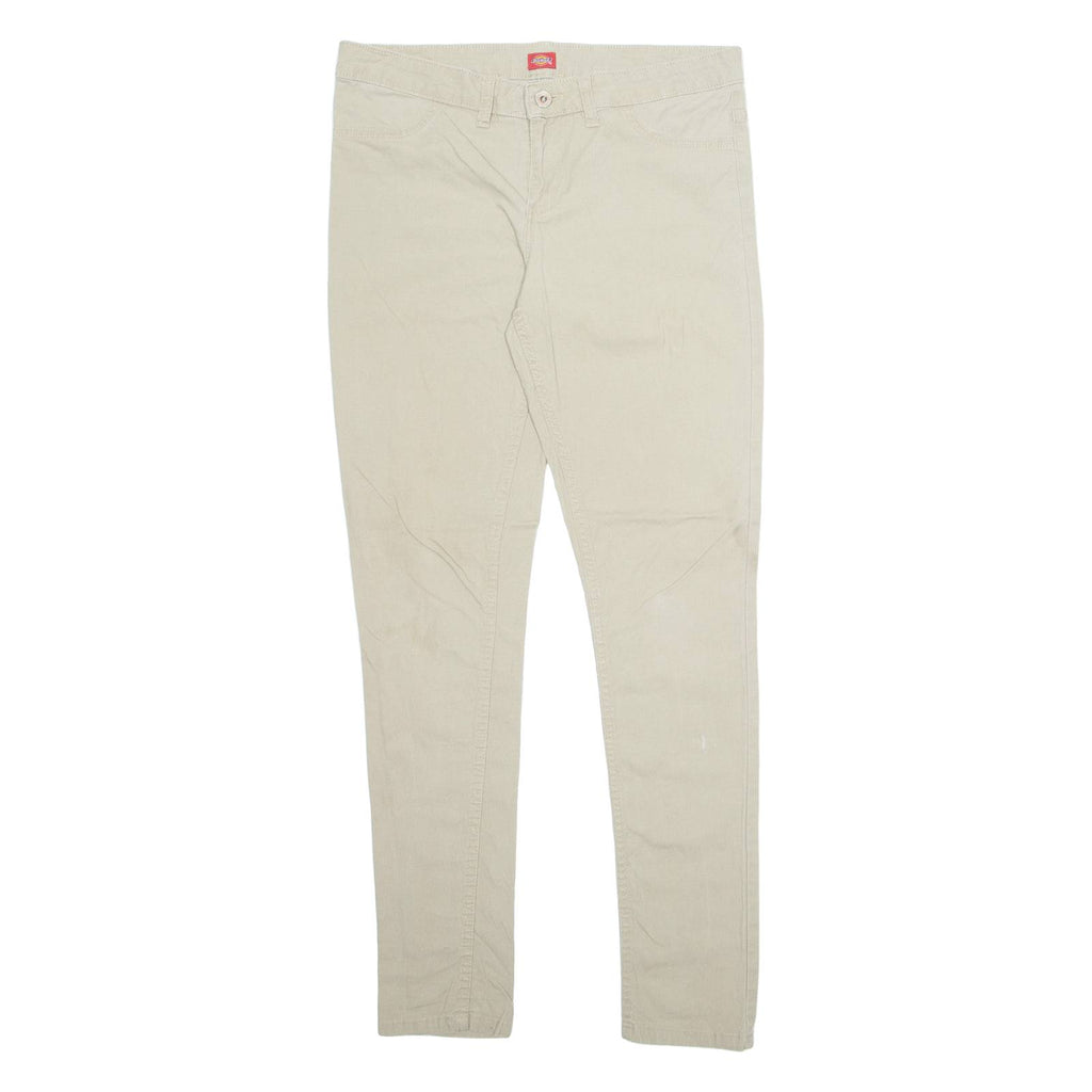 DICKIES Workwear Womens Trousers Beige Regular Tapered W32 L30