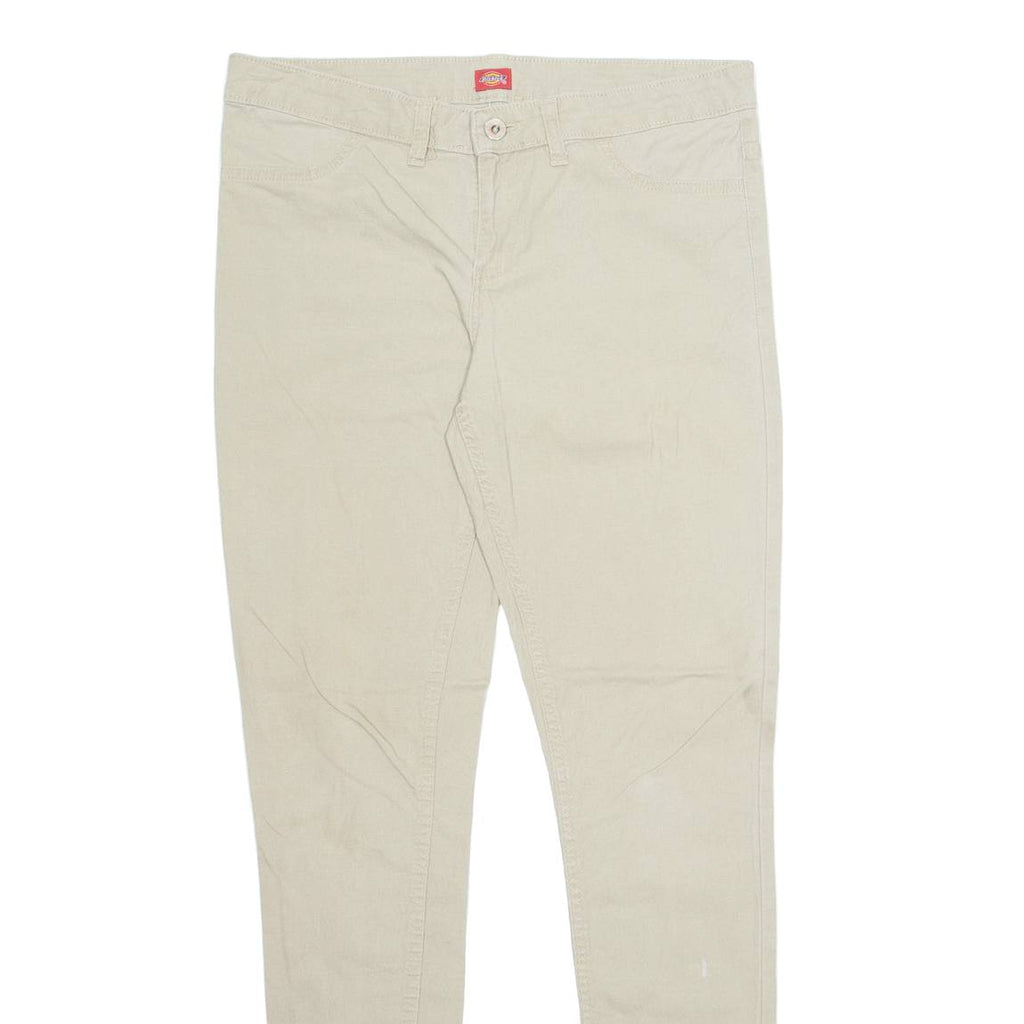 DICKIES Workwear Womens Trousers Beige Regular Tapered W32 L30