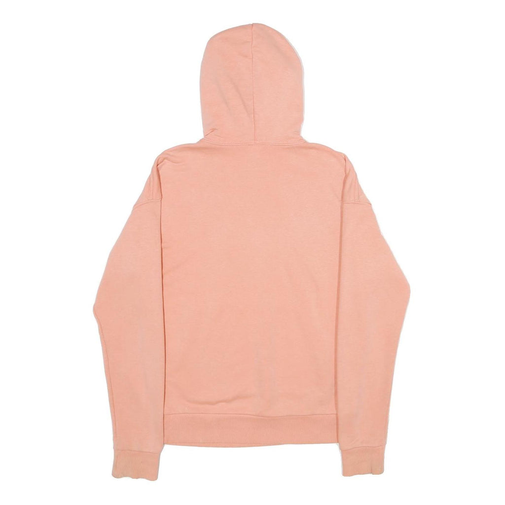 REEBOK Womens Peach Hoodie XS Cotton Blend Pullover Casual Lightweight
