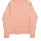 REEBOK Womens Peach Hoodie XS Cotton Blend Pullover Casual Lightweight
