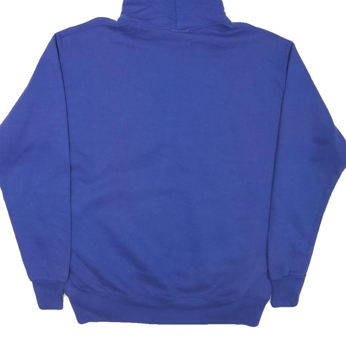 CSA Mens Blue I Support Albert Graphic Pullover Hoodie M Cotton Blend