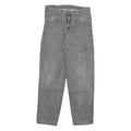 ACKERMAN Mens Jeans Grey Regular Straight Denim Medium W32 L32 Zip Closure