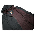 CARHARTT Womens Black Synthetic Zip Jacket XS Hooded Lightweight Outdoor