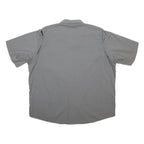CARHARTT Mens Grey Work Shirt 2XL Cotton Blend Utility Button Pocket