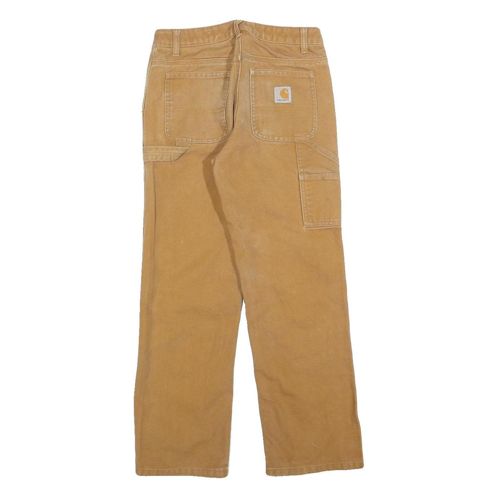 CARHARTT Boys Cotton Relaxed Straight Trousers W25 L26 Workwear Casual