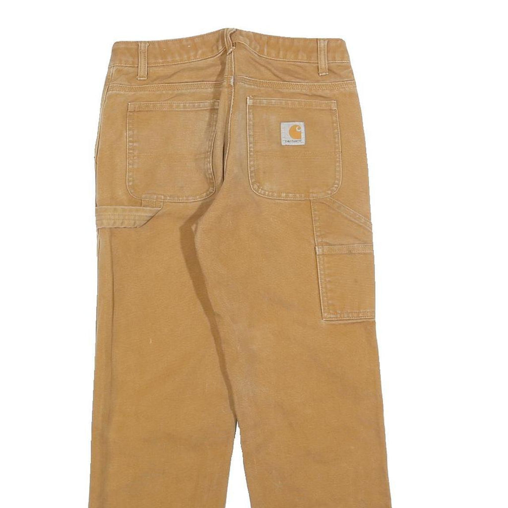 CARHARTT Boys Cotton Relaxed Straight Trousers W25 L26 Workwear Casual