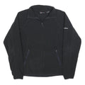 BERGHAUS Womens Black Fleece Jacket UK 12 Lightweight Outdoor Zip Up