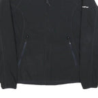 BERGHAUS Womens Black Fleece Jacket UK 12 Lightweight Outdoor Zip Up