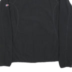 BERGHAUS Womens Black Fleece Jacket UK 12 Lightweight Outdoor Zip Up