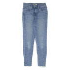 LEVI'S 720 High Rise Womens Jeans Blue Slim Skinny Stone Wash W25 L27