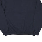 CHAMPION Mens Navy Blue Howard Mom Crew Neck L Sweatshirt Cotton Blend